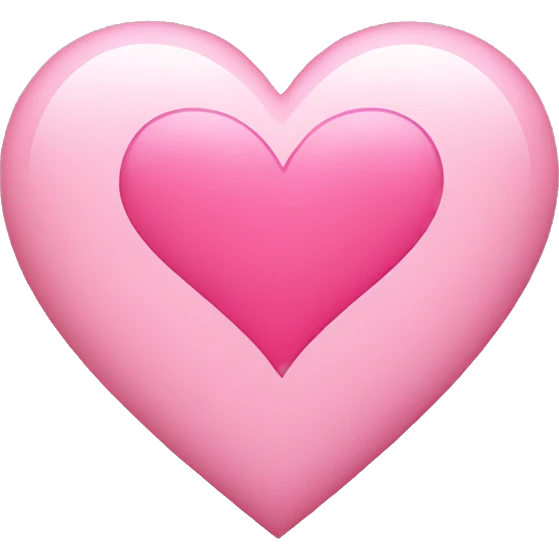 Pink heart emoji
