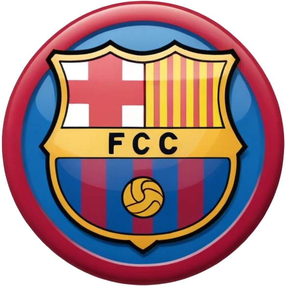 Barcelona fc значок команды emoji