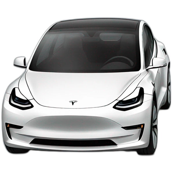 Tesla model 3 emoji