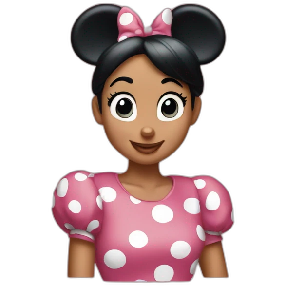  Classic Minnie Mouse is not a human emoji