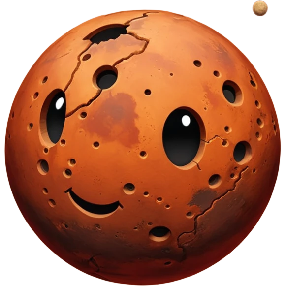 mars planet emoji