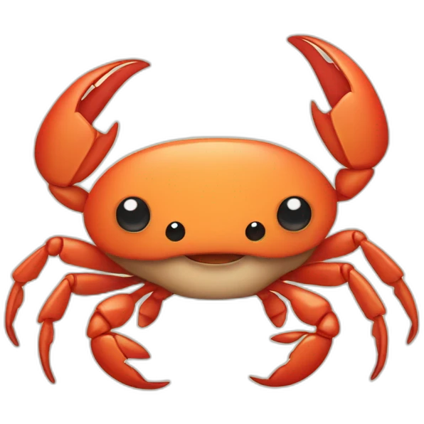 Cute little Crab emoji