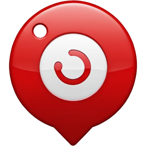 Red Location symbol emoji
