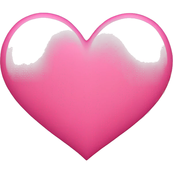 Pink heart  emoji