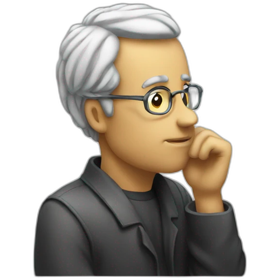Thinker emoji