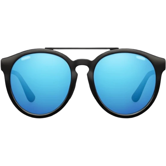 Sunglasses with the number 67 on them emoji