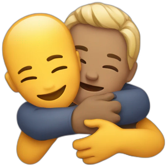 Hug emoji