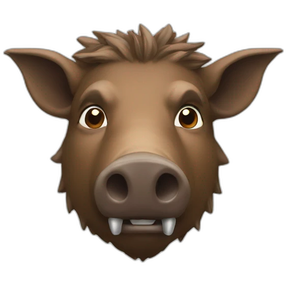 boar's head emoji