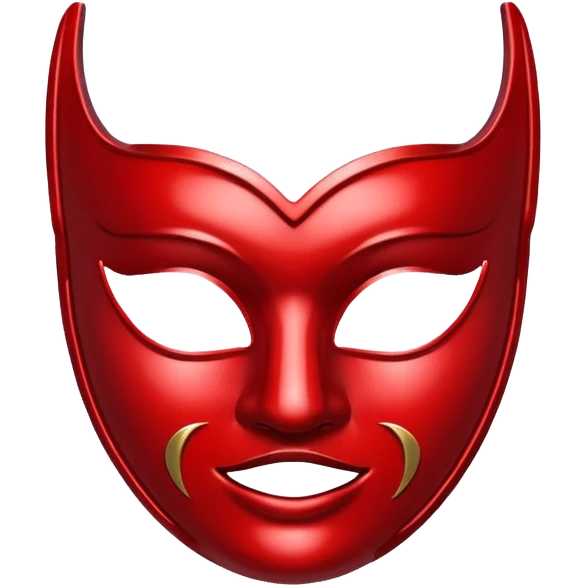 🎭 in red  emoji
