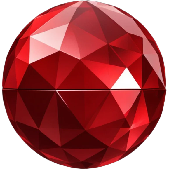 dark red disco ball emoji