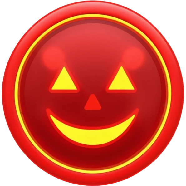 Text Attack in RED - energy around emoji