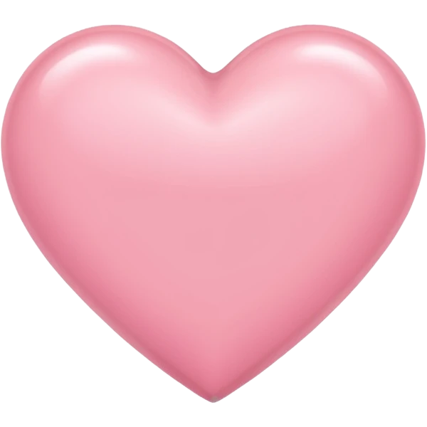 light pink heart emoji