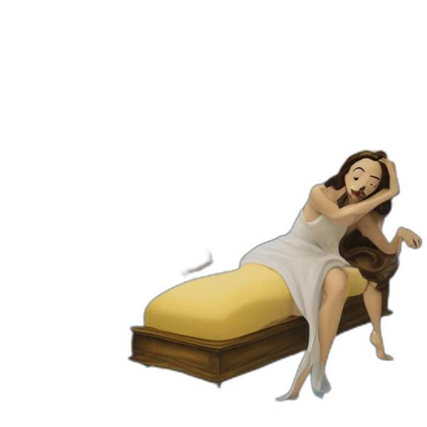 Persistence of Memory by Salvador Dali in the style of Disney’s Beauty and the Beast emoji