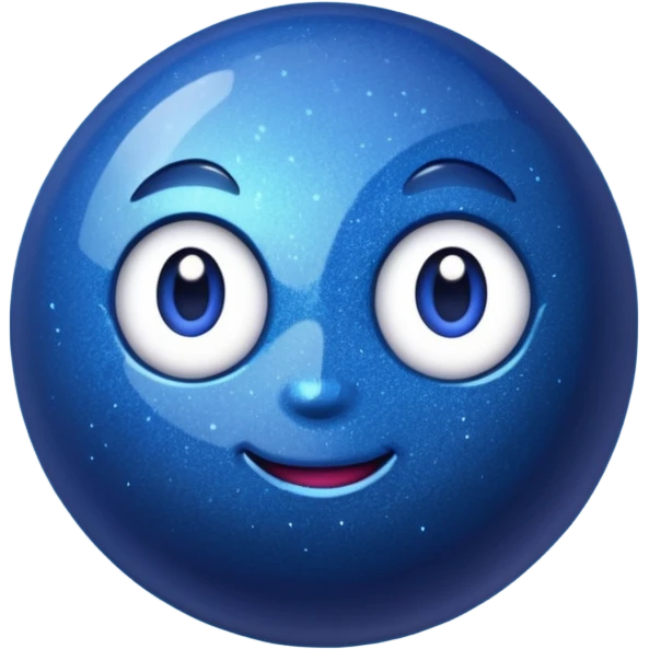 blueberries covered in shiny glitter emoji