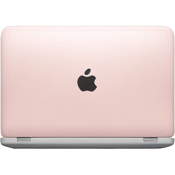 Light pink laptop emoji