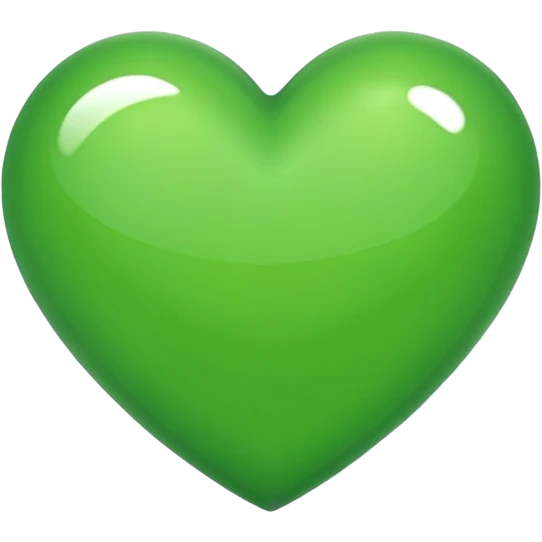yeşil kalp emoji