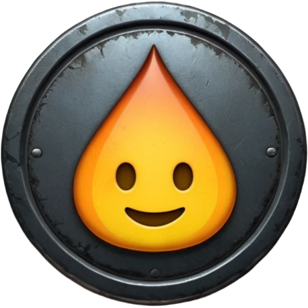 Create a custom emoji badge featuring a stylized, glossy letter “S”. Design the badge in the dark metallic Iron rank style from League of Legends. Use rough metal textures, dark gray tones, and a gritty, heavy look. Add subtle dim glows. Premium, sharp, and readable at small sizes.
 emoji