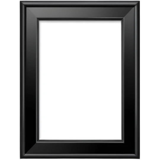 Black photo frame emoji