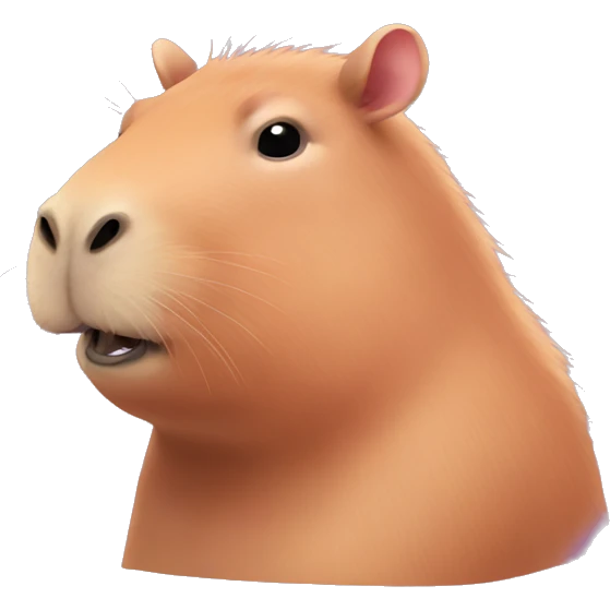 pink capybara  emoji