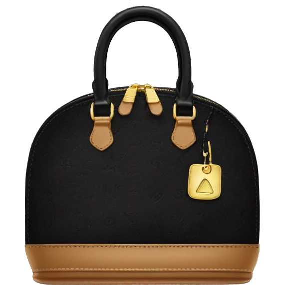 black louis vutton purse  emoji