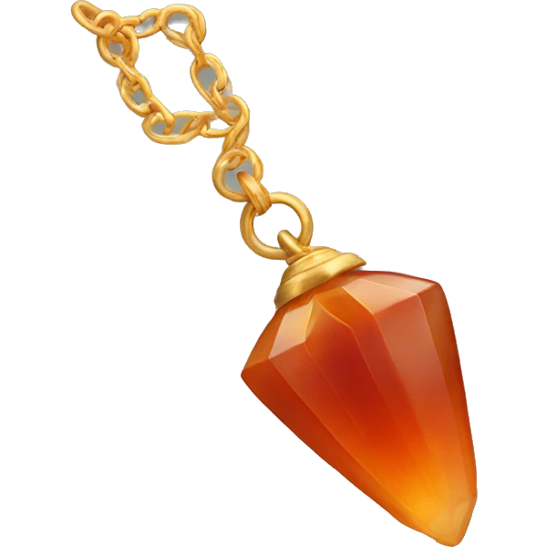 Charged Carnelian piece emoji