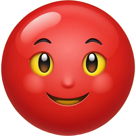 WRITE THE WORD "RED" emoji