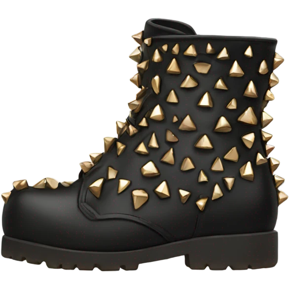 studded leather boot emoji