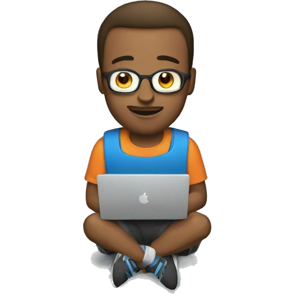 cybersportsman with laptop emoji