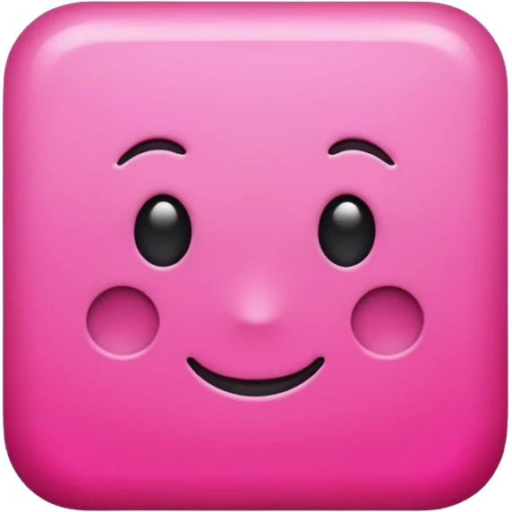 blank bright pink square emoji