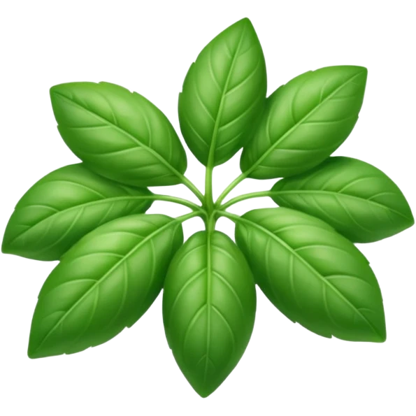 Basil emoji without a pot emoji