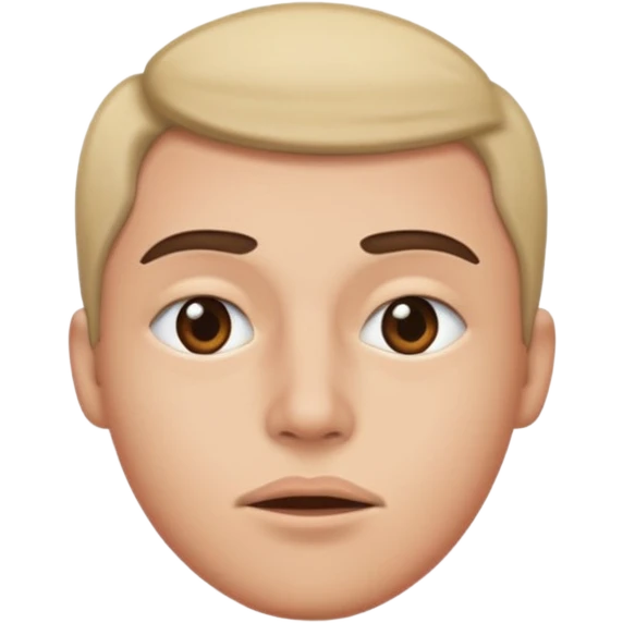 side eye with striaght mouth emoji