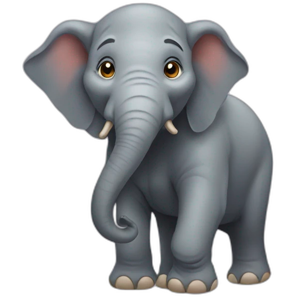 dwarf elephant emoji