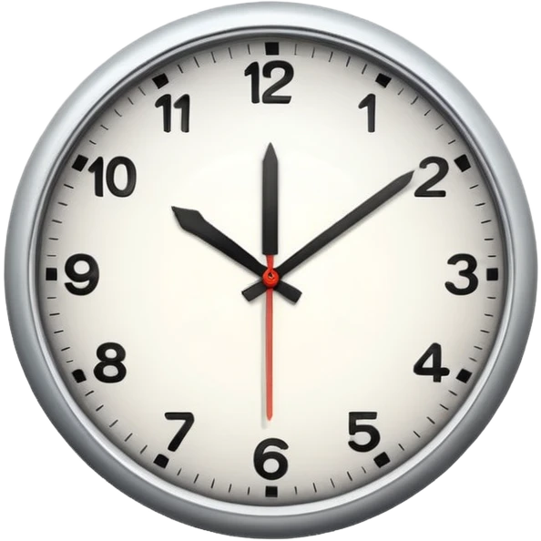 A clock emoji