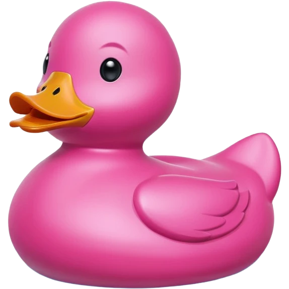 pink toy duck emoji