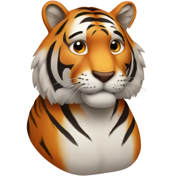 Tiger with a heart  emoji