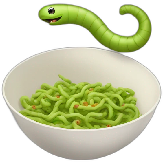 worm-bowl emoji