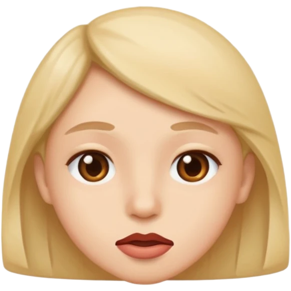 corner lip bite emoji