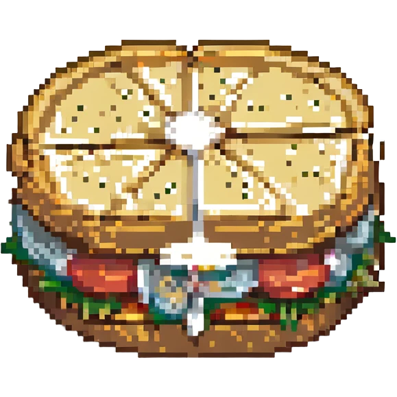 Round sandwich emoji