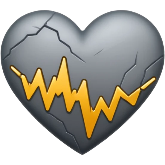 stormy heart emoji