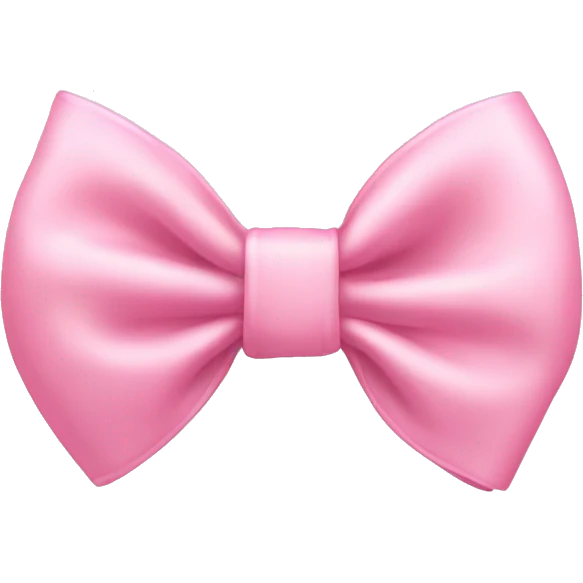 baby pink bow emoji