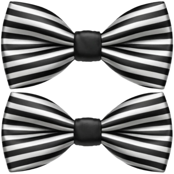 Aesthetic bow tie emoji