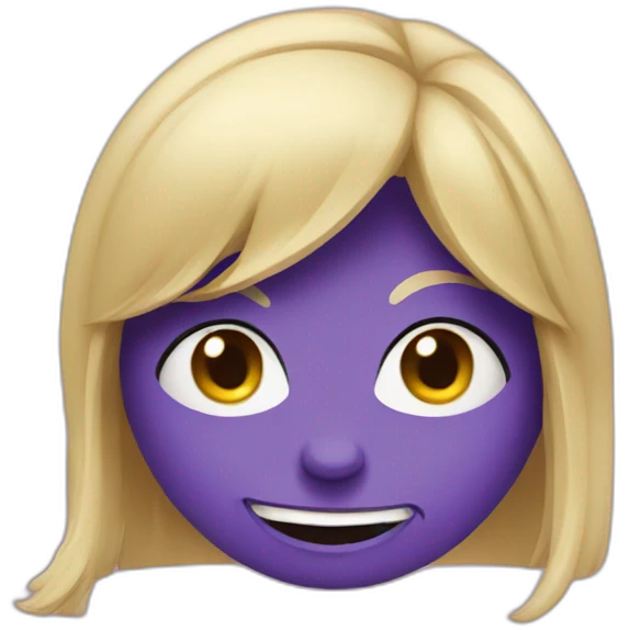 grimace girl emoji