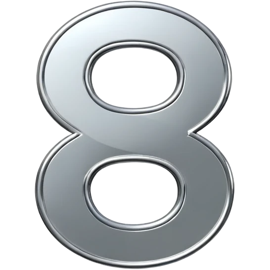 A double dollar sign emoji made of polished silver chrome, smooth metallic surface, glossy reflections, luxury swag vibe, minimal iOS emoji style, centered on white background emoji