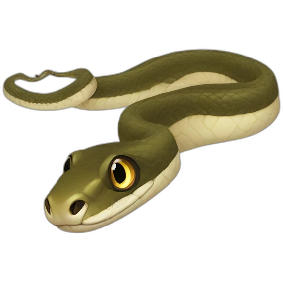 Oneeyed snake emoji