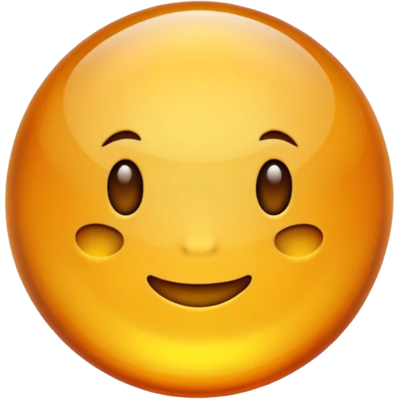 amber sphere emoji