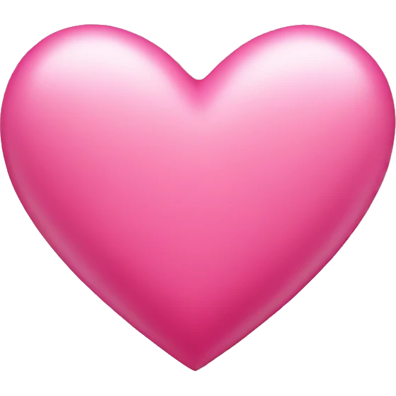 Pink heart emoji