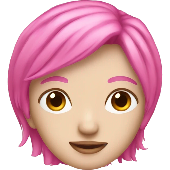 Pink emoji