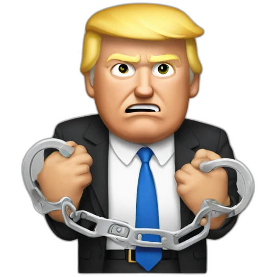 trump-in-handcuffs emoji