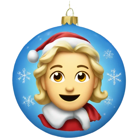 European  Christmas ornament  emoji
