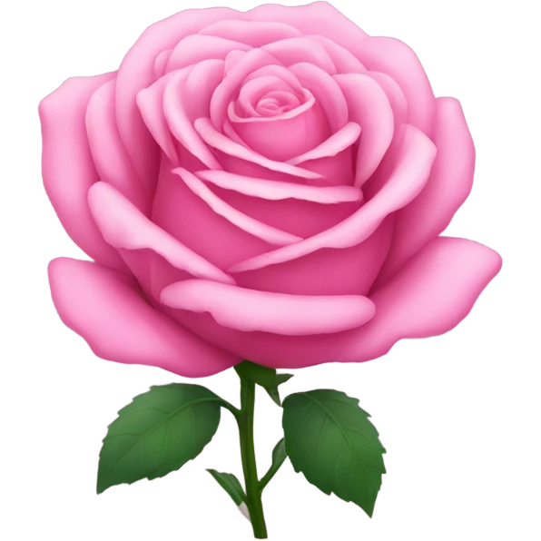 Pink rose  emoji